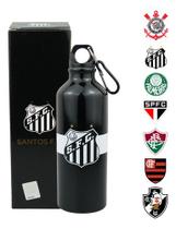 Garrafa Aluminio Squeeze Santos Fc Futebol Oficial 500ml