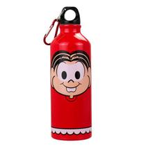 Garrafa alumínio vermelha mônica 500ml - turma da mônica