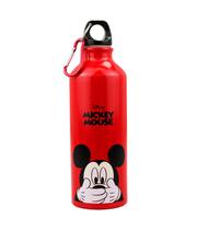Garrafa Alumínio Vermelho Mickey Tapa Boca 500ml Disney