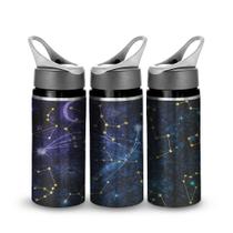 Garrafa Astronomia Galáxia Universo Noite Estrelada 600ml