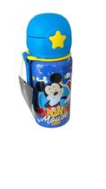 Garrafa Azul com Canudo - Disney Mickey HONGYAO