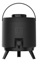 Garrafa Botijão Térmico Maxitermo 8L cor preta Termolar Camping Acampamento Viagem Passeio Garrafa Botijão Térmico Maxitermo 8L cor preta Termolar Camping Acampamento Viagem Passeio