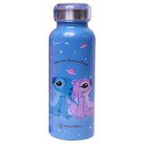 Garrafa Bubble 500ml Stitch E Angel Namorados Garrafa Bubble 500ml Stitch E Angel Namorados