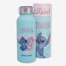 Garrafa bubble 500ml stitch namorados Garrafa bubble 500ml stitch namorados