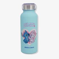 Garrafa bubble 500ml stitch namorados