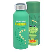 Garrafa Bubble Dinossauro 500ml Squeeze Térmica Inox Verde