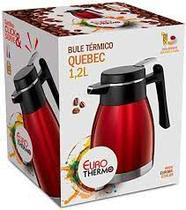 Garrafa Bule Térmico com Gatilho Click Quebec 1,2l Vermelho BT5508-VM Euro Home Garrafa Bule Térmico com Gatilho Click Quebec 1,2l Vermelho BT5508-VM Euro Home