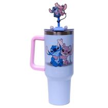 Garrafa Canecão Tumbler Stitch Namorados com Pingente 1,15L - ZonaCriativa Garrafa Canecão Tumbler Stitch Namorados com Pingente 1,15L - ZonaCriativa