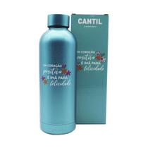 Garrafa Cantil 550ML Um Coração Positivo Garrafa Cantil 550ML Um Coração Positivo