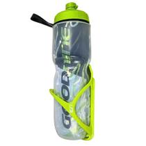 Garrafa Caramanhola Térmica P/ Bicicleta 700ml C/Suporte Cor:Verde Garrafa Caramanhola Térmica P/ Bicicleta 700ml C/Suporte Cor:Verde
