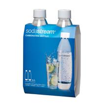 Garrafa carbonatada SodaStream 1L Slim White Twin Pack