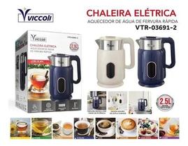 Garrafa Chaleira Elétrica 2.5l Desliga Automático Viccoli Az Garrafa Chaleira Elétrica 2.5l Desliga Automático Viccoli Az