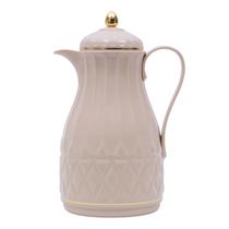 Garrafa Classica Termica 1 Litro Rosa Vintage Cafe Cha Com Vedação Mimo Style