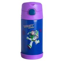 Garrafa Click Com Canudo 300ml Buzz Toy Story