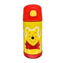 Garrafa Click Com Canudo 300ml Winnie The Pooh