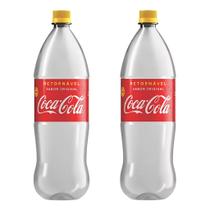 Garrafa Coca-cola Retornável 2l Vazia Kit Com 2 Unidades