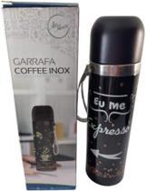 Garrafa coffee inox com alça em poliéster - Art House