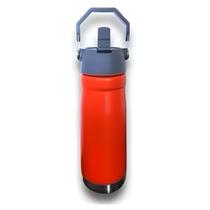 Garrafa Com Alça E Bico 550ml Aço Inox Branca Super Vedação Garrafa Com Alça E Bico 550ml Aço Inox Branca Super Vedação