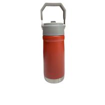 Garrafa Com Alça E Bico 550ml Aço Inox Branca Super Vedação