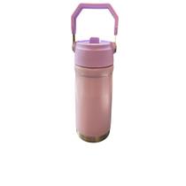 Garrafa Com Alça E Bico 550ml Aço Inox Branca Super Vedação Garrafa Com Alça E Bico 550ml Aço Inox Branca Super Vedação