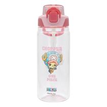 Garrafa com Alça e Canudo One Piece Chopper BPA Free Miniso