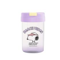 Garrafa Com Bico Retrátil Snoopy Original Miniso