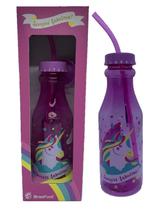 Garrafa Com Canudo 500 ml Sempre Fabulosa Presente Criativo Plástico Roxo Unicórnio - BrasFoot Garrafa Com Canudo 500 ml Sempre Fabulosa Presente Criativo Plástico Roxo Unicórnio - BrasFoot