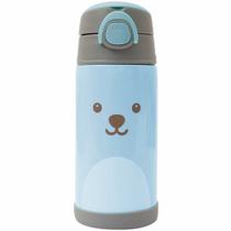 Garrafa com Canudo - Aço Inox - Térmica - 400ml - Gumy - Azul - Buba Garrafa com Canudo - Aço Inox - Térmica - 400ml - Gumy - Azul - Buba