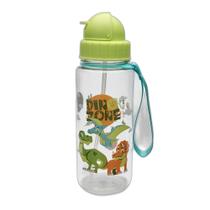 Garrafa com Canudo Dino Trio - Puket Garrafa com Canudo Dino Trio - Puket