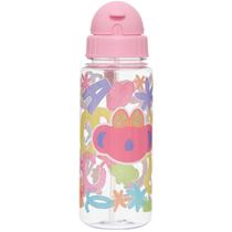 Garrafa com canudo lilica ripilica lovit florescer 500ml Garrafa com canudo lilica ripilica lovit florescer 500ml