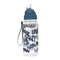 Garrafa Com Canudo Tigor T Tigre Street Azul - Pacific