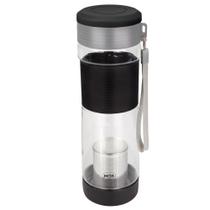 Garrafa com Infusor Preta 550ml Mor