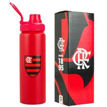 Garrafa Com Tampa Alumínio 750ml -Flamengo