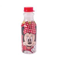 Garrafa com Tampa Rosca Retrô Minnie Vermelha 500ml -PLASUTIL