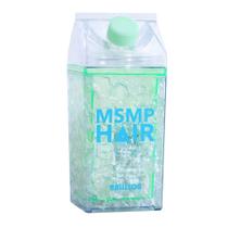 Garrafa copo canudo Gel squeeze bico Verde 400ml congelante