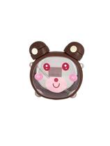 Garrafa Copo Garrafinha Água Infantil Ursinho 750ml Com Canudo e Cordão