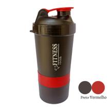 Garrafa Coqueteleira Shaker Com Compartimentos