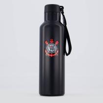 Garrafa Corinthians Steam Metal Preta Garrafa Corinthians Steam Metal Preta