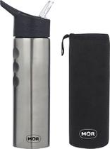 Garrafa de Aço Inox 750ml Com Capa Sport To Go 8058 Mor