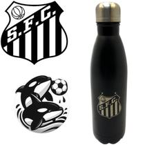 Garrafa de Aço Inoxidável 750ml Santos FC Ideal Para Colecionadores Fanático