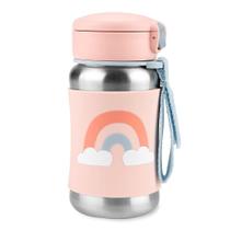 Garrafa de Aço Skip Hop Térmica Arco-Íris Rosa