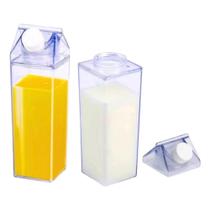 Garrafa de Acrilico Suco leite Agua Sem BPA Resistente 500ml