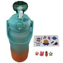 Garrafa de Agua 2000ml Academia Com Stickers ELG65079