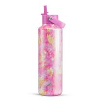Garrafa de água a vácuo POWCAN 700mL com Straw Citrus Dream