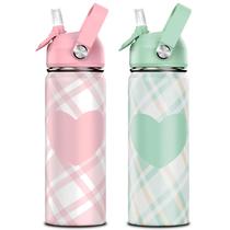 Garrafa de água ACESAK Kids Isolada 500mL em aço inoxidável