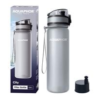Garrafa de água AQUAPHOR City 500mL com filtro de carbono ativado