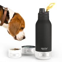 Garrafa de água asobu Dog Buddy Bottle com tigela de água para cães 1L Garrafa de água asobu Dog Buddy Bottle com tigela de água para cães 1L