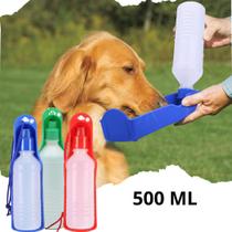 Garrafa de água bebedouro para cães portatil p/ passeio pet