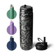 Garrafa de Água BOTTLE BOTTLE Aço Inoxidável 950ml com Canudo Garrafa de Água BOTTLE BOTTLE Aço Inoxidável 950ml com Canudo