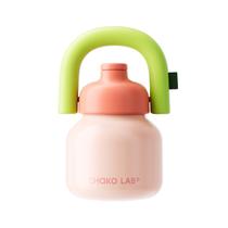 Garrafa de água CHAKO LAB isolada com tampa de palha de aço inoxidável 1L Garrafa de água CHAKO LAB isolada com tampa de palha de aço inoxidável 1L